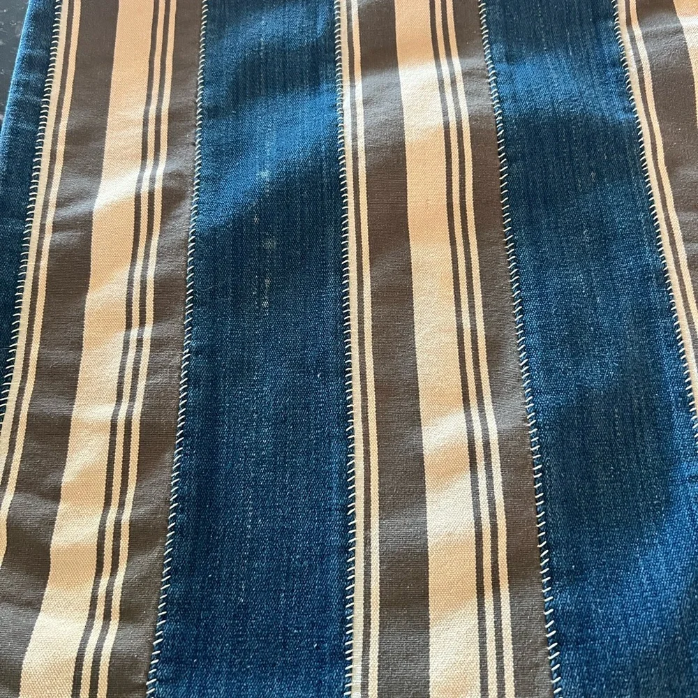 Pottery Barn “Greer” Striped Pillow Cover, 22”, LIKE NEW